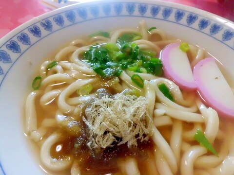 シンプルなかけうどん